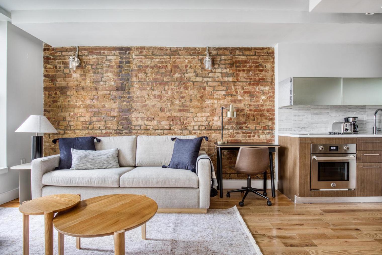 Apartamento Downtown Bk 1br W Roof Gym Nr Train Nyc-698 Nova York